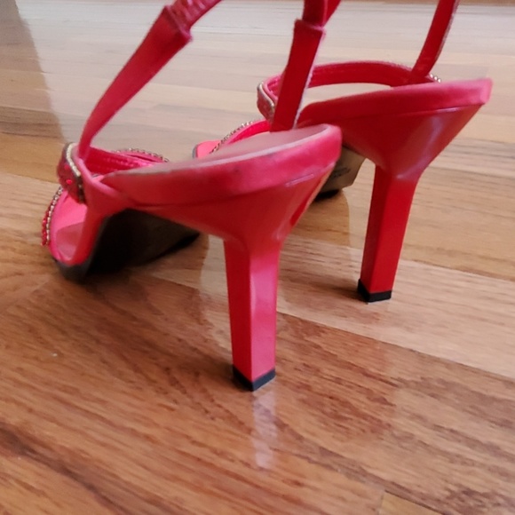 ESCADA Beaded Cocktail Sandals - Picture 3 of 6